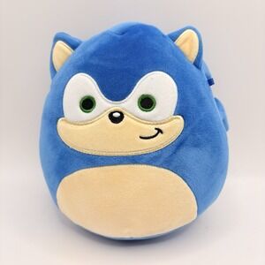 Squishmallows Sonic the Hedgehog Blue Sonic Stuffed Animal Plush Doll Toy 8"